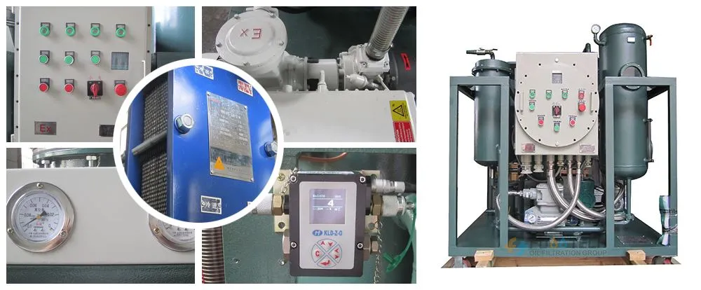 Explosion Proof Vacuum Turbine Oil Dehydration Plant Explosion Proof Vacuum Turbine Oil Dehydration Plant